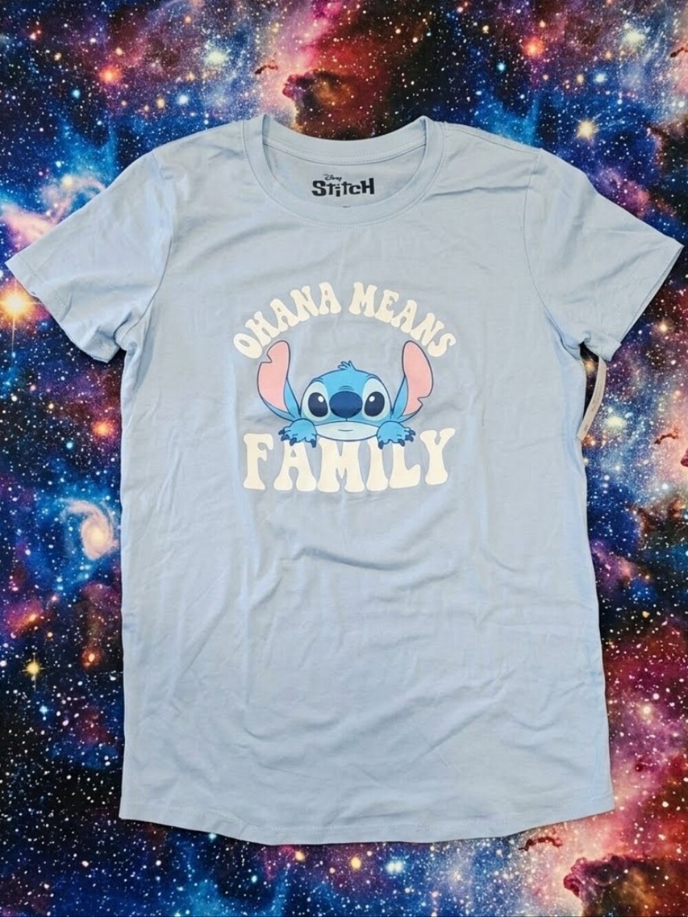 Disney Stitch Tee "Ohana Means Family"